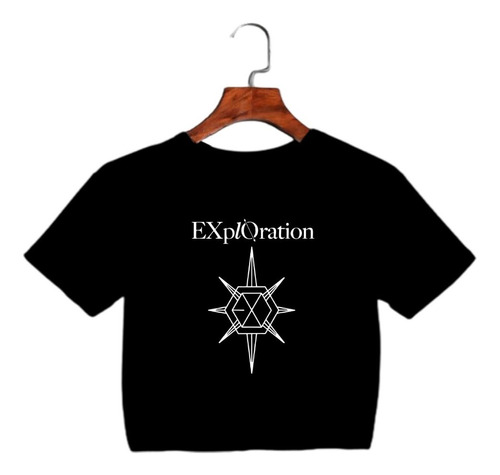 Kit Exo - Crop Top Exploration + Lightstick + Pulsera - Kpop