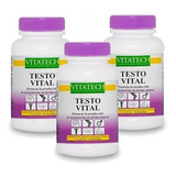 Testo Vital Vitatech Precursor De Testosterona Pack X 3