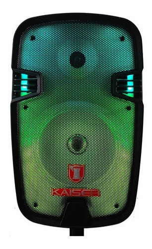 Bafle Bocina Kaiser 8 Ksw-1008 Recargable Bluetooth Negro