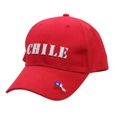 Gorro Jockey Chile Bordado Algodon Premium Unisex 3 Colores