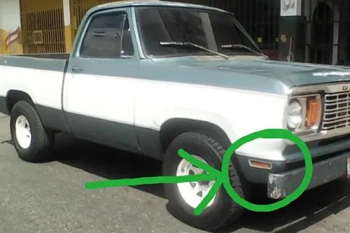 Mica Cocuyo Lateral Guardafango Dodge D-100 Pick-up Foto 8