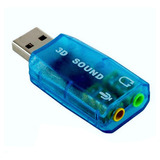 Placa De Sonido Audio Usb Externa Audio Surround C/microfono