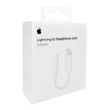 Adaptador iPhone Audífonos Original Apple Lightning A Jack