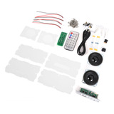 Kit De Caja De Altavoz Bluetooth Para Bricolaje, Luz Pequeña