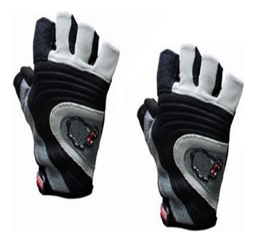 Guantes Para Ciclista A352 Negro/gris Spand