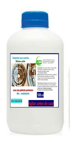 Oferta Quita Óxido  Para Mental  2 Unidades De 500 Ml Envío 