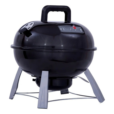 Parrilla móvil Char-Broil Portable Kettle 36.1x45.7cm negra con tapa | Meses sin interés
