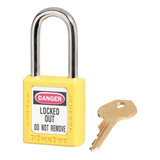 4 Candado Master Lock 410ylw Termoplástico 38mm 20800159 P