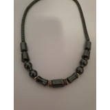 Collar Negro Perlado