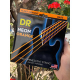 Cuerdas De Bajo Dr Neon Naranja 6 Cuerdas 30-125