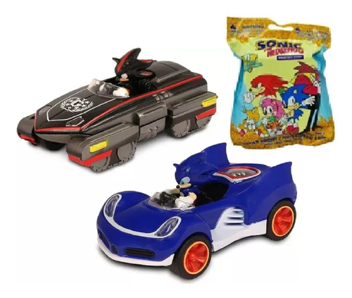 Sonic Boom 2 Carritos Tracción Shadow Nkok + Hanger Sonic