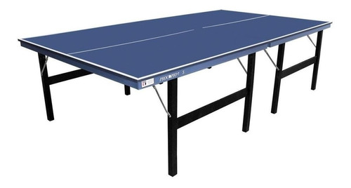 Mesa de ping pong Klopf 1009 fabricada em MDF cor azul