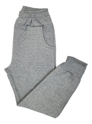 Pantalon Jogging Algodon Con Puño Friza Niños Talles 4 Al 14