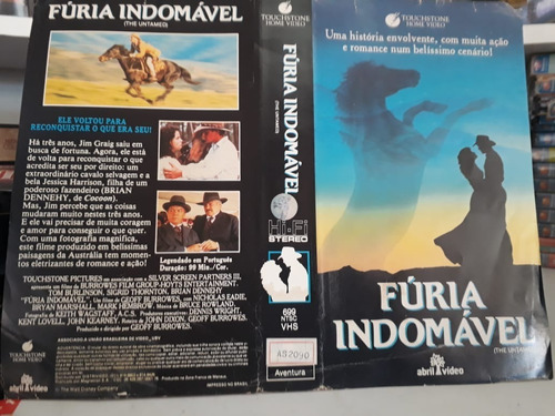 Vhs Dvd - Fúria Indomável - Leia