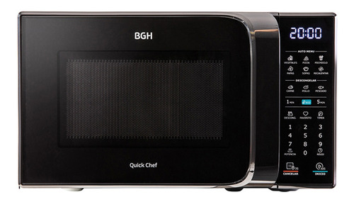 Microondas Bgh Quick Chef Digital 20 L 700w Negro - Rex