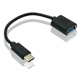 Cabo Otg Adapator Usb Para Tipo C 3.0 Blindado Revestido Pró