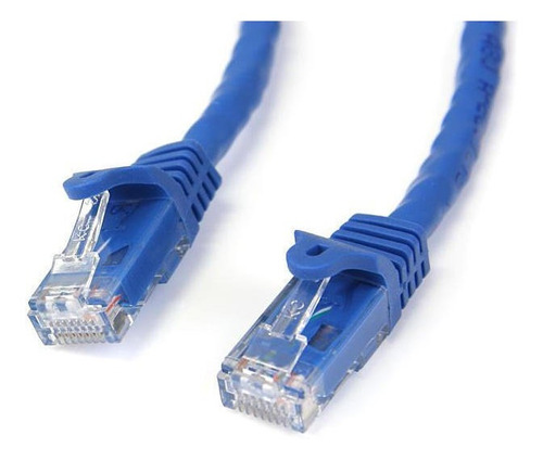 Cable De Conexión  cat6 Utp  libre De Enganches Azul