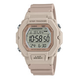 Reloj Casio Digital Dama Lws-2200h-4a Rosa Palido Laps Pasos Color De La Malla Rosa Claro Color Del Bisel Rosa Claro Color Del Fondo Negro