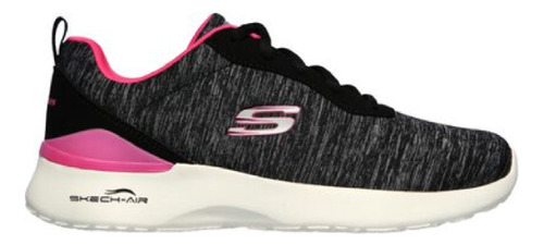 Tenis Skechers Air Dynamight Paradise Color Black/h.pink - Adulto 2.5 Mx