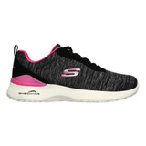 Tenis Skechers Air Dynamight Paradise Color Black/h.pink - Adulto 2.5 Mx