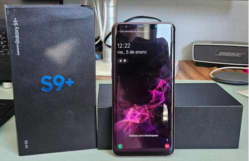 Samsung Galaxy S9+ Plus 64 Gb Con Caja Y Fundas