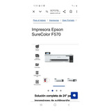 Ploter De Sublimación Epson F 570