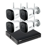 Kit Ip Seguridad Dahua Dvr 8 Ch + 4 Camaras Wifi 2mp