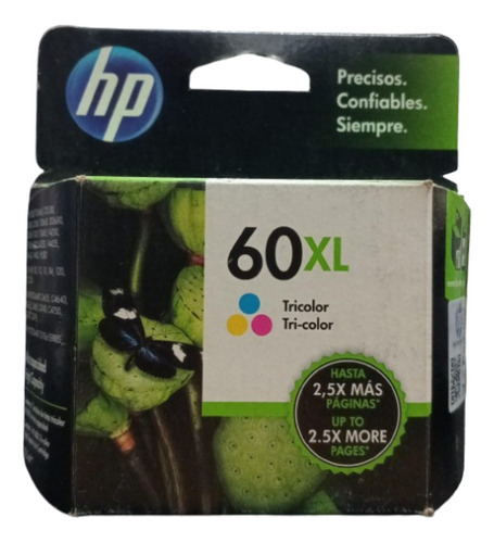 Cartucho Hp 60xl Tricolor Original Vencido