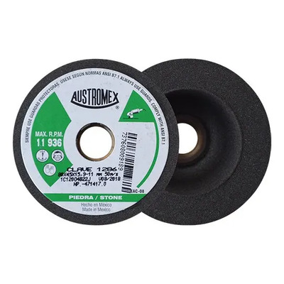 Copa Desbaste Piedra G120 3-5\u002F32 X 5\u002F8 Austromex Aus-1286 Color Negro | Envío gratis