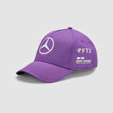 Jockey Mercedes Benz Amg Gorra Lewis Hamilton 2023  Violeta