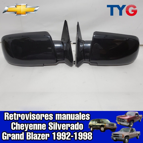 Retrovisor Chevrolet Grand Blazer Cheyenne 88-98 Manual  Foto 2