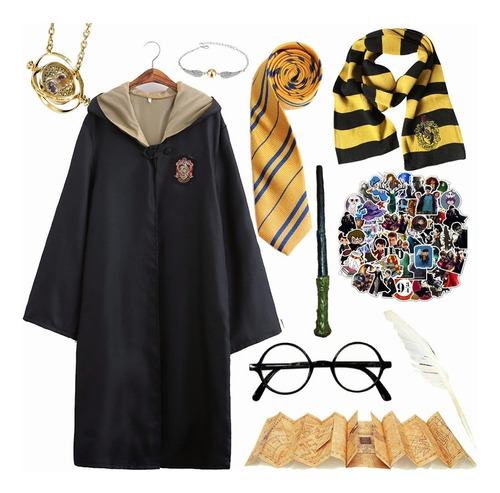 Disfraz De Harry Para Cosplay, Capa De Bata De Potter, Conju