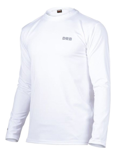 Remera Térmica Mangas Largas Drb Hombre White