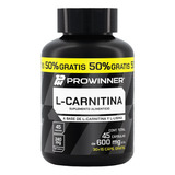 Suplemento L-carnitina (30 Cáps) + 50% Extra Prowinner