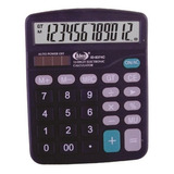 Calculadora De Mesa Grande Eletrônica Id-8374c C/12 Digitos Cor Preta