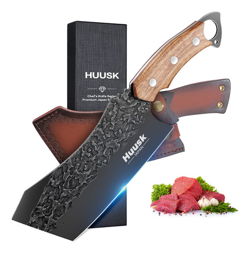 Huusk Cuchillo Japons Para Cortar Carne, Cuchillo De Carne F