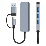 Hub Usb C, Puerto De Extensión Para Pc 4 En 1