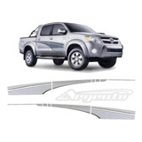 Franjas Laterales Toyota Hilux Srv 2005 Calcos LG