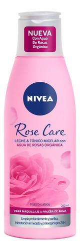 Nivea Rose Care Leche Y Tonico Micelar 2 En 1 200ml