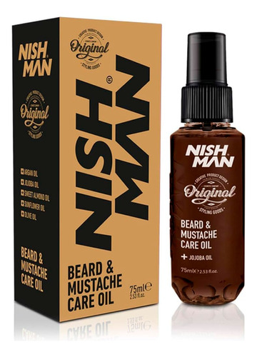 Nishman Aceite De Barba Y Bigote 75ml Hidratante