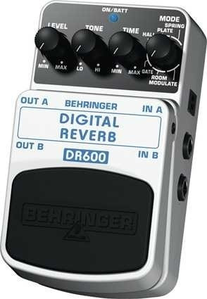 Pedal Behringer Dr600 Digital Reverb Estereo 