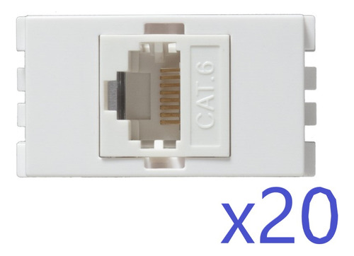 Conector Telefono Internet Rj45 Cat.6 Simon 25483-30