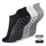 Non Slip Yoga Socks With Grips For Pilates, Ballet, Barre Aa