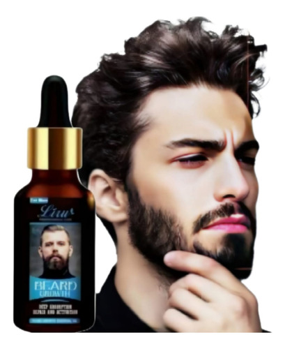  Aceite 100% Naturale  Para Crecer Barba Bigote Vello Argan 