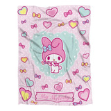 Manta Micropolar - 1.55 X 2 Metros - Hello Kitty