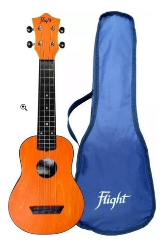 Flight Tus35 Nar Ukulele Soprano Con Funda