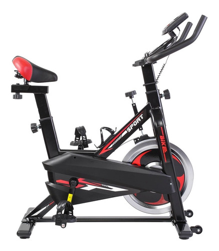 Bicicleta Fija Para Spinning Residencial Negra Am2177