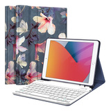 Funda C/teclado Fintie iPad 2021 9g/8g/7g 10.2in Fores