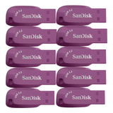 Kit 20 Memoria Usb Sandisk 64gb Cruzer Blade 3.2 Violeta