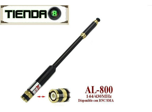 Antena Telescopica Pryme Al-800 144 A 430mhz, 50 Watt